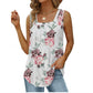 🔥50% Rabatt!🌸Blumen-Camisole mit quadratischem Ausschnitt – Boho-Stil, seitlicher Schlitz, leicht & luftig ✨