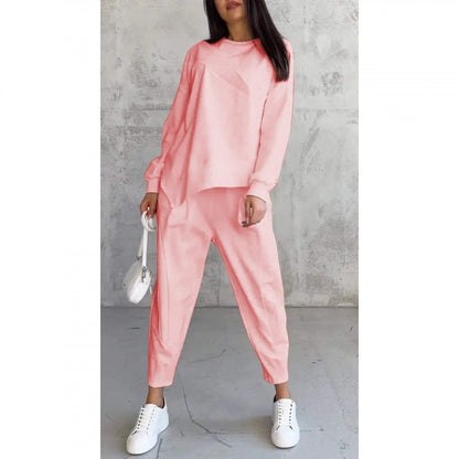 ⏰Zeitlich begrenztes Angebot: 50 % RABATT💕Damen Langarm-Sweatshirts mit unregelmäßigem Saum & Hosen-Set