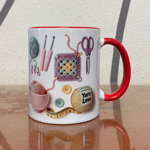 🔥 LIMITIERT: -50% ☕🧶 Wollbecher für Häkeln & Stricken – praktisch, dekorativ & perfekt als Geschenkidee 🎁