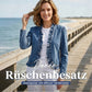 📢📢55 % RABATT !! ⏰Damen-Jeansjacke mit Rüschenbesatz und offenem Vorderteil – Leicht und feminin – Vielseitig und schick