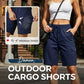 Cargo-Shorts für Damen – schnelltrocknend mit praktischen Taschen – bequem & funktional für Freizeit & Reise