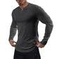 🏋️ Herren Fitness-Langarmshirt – Halbeng, elastisch, gestreift & atmungsaktiv, für Basketball, Laufen & Training, S–3XL✨