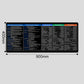 ⌨️Quick Key Supergroße rutschfeste Tastaturauflage  – mit Office-Software-Shortcut-Mustern👨‍💻👩‍💻