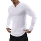 🏋️ Herren Fitness-Langarmshirt – Halbeng, elastisch, gestreift & atmungsaktiv, für Basketball, Laufen & Training, S–3XL✨