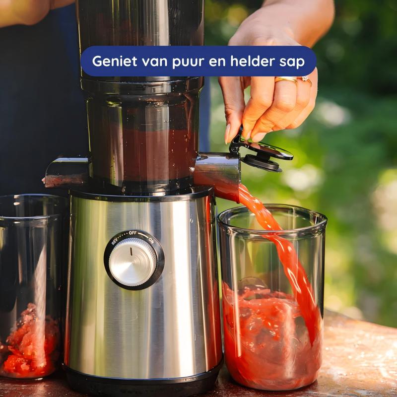 ✨🥤60% RABATT + KOSTENLOSER VERSAND🍎 Hochleistungs-Kaltpress-Entsafter – 110 mm extra breiter Einfülltrichter, 98 % Saftausbeute & einfache Reinigung ⚡