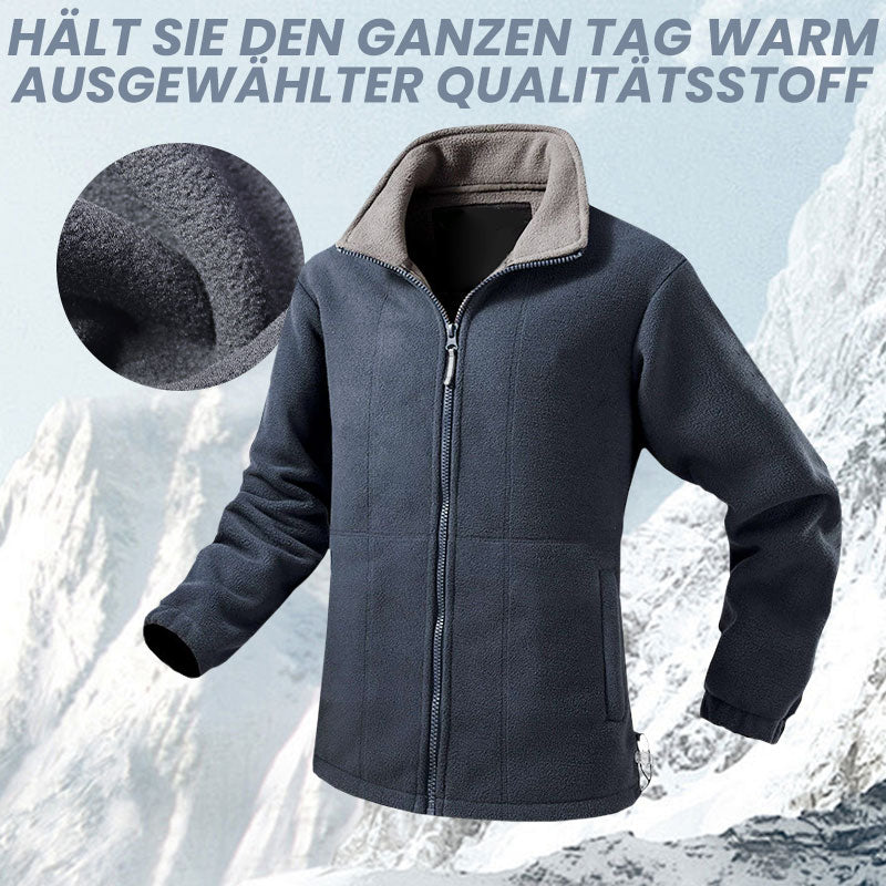 🍂 Early-bird price 73% Rabatt 🍁Herrenjacke mit doppelseitigem Fleece