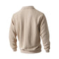 👔🧶 Lässiger Herrenpullover mit Halbreißverschluss – Zopfmuster für Wärme & Stil! Perfekt für Arbeit ✨ und Freizeit 🌿 aus nachhaltiger Baumwolle.