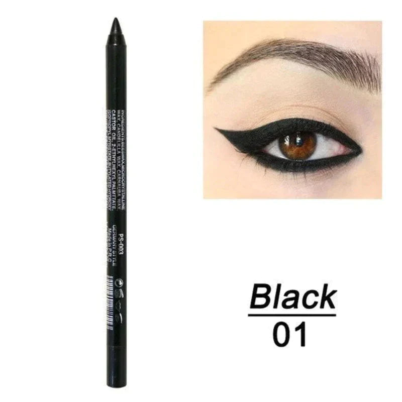 📢📢50 % RABATT!! ⏰ 24 Stunden lang anhaltender, wasserfester Farb-Eyeliner – 13 Farben, Perlmutt- und Matt-Finish, einfach anzuwenden 🎨