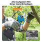 ELEKTRISCHE GARTENSCHEERE - Akku & 10mm Schnittkapazität, 2h Schnellladung, Ergonomisch für Garten und Obstgarten 🌿🔋