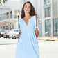 ⏰ Letzter Tag Sale 49% Rabatt 💃 Elegantes V-Ausschnitt-Kleid mit dezenten Cut-Outs für Damen