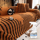 🛋️ 50% RABATT 2026! ✨ Plüsch Sofaüberwurf - Extra Dicke & Rutschfeste Decke mit Elastischen Kanten für Herbst und Winter 🍂❄️