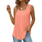 🔥50% Rabatt!🌸Blumen-Camisole mit quadratischem Ausschnitt – Boho-Stil, seitlicher Schlitz, leicht & luftig ✨