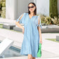 ⏰ Letzter Tag Sale 49% Rabatt 💃 Elegantes V-Ausschnitt-Kleid mit dezenten Cut-Outs für Damen