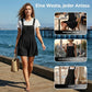 Ärmelloser Weitbein-Jumpsuit für Sommerbrisen