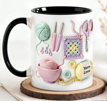 🔥 LIMITIERT: -50% ☕🧶 Wollbecher für Häkeln & Stricken – praktisch, dekorativ & perfekt als Geschenkidee 🎁