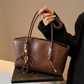 Vintage-Umhängetasche aus PU-Leder für Damen