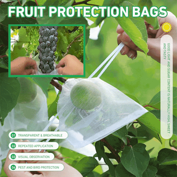 🔥🔥Mehr kaufen – mehr sparen!🥝🍊🍇Fruchtschutzbeutel – Effektiver Schutz für Ihre Früchte!