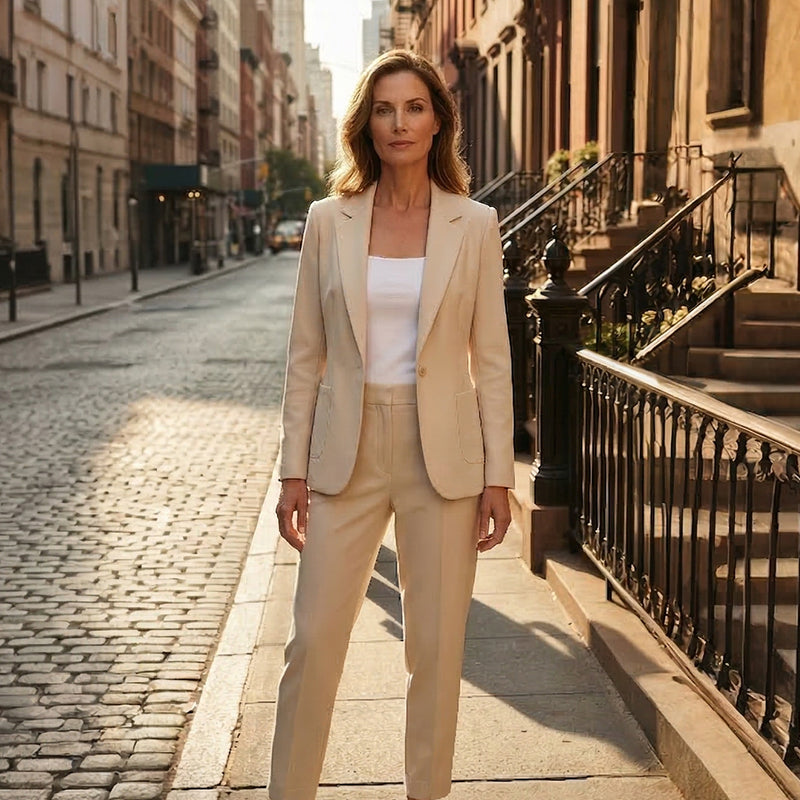 👔 50% RABATT! 💼 Lässiger Business-Hosenanzug für Damen– Blazer & Hose 👖