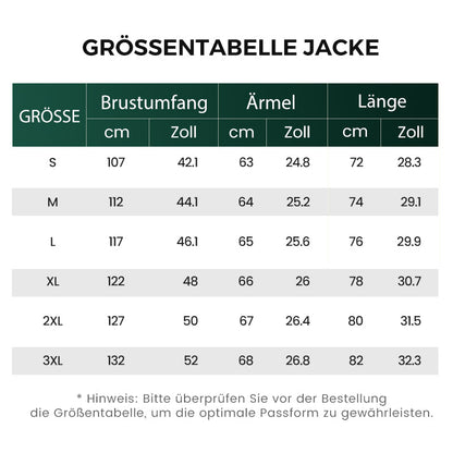 🔥Solange der Vorrat reicht 50 % Rabatt!🎉Herren-Set aus Waffel-Button-Down-Jacke und Hose