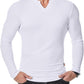 🏋️ Herren Fitness-Langarmshirt – Halbeng, elastisch, gestreift & atmungsaktiv, für Basketball, Laufen & Training, S–3XL✨