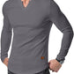 🏋️ Herren Fitness-Langarmshirt – Halbeng, elastisch, gestreift & atmungsaktiv, für Basketball, Laufen & Training, S–3XL✨