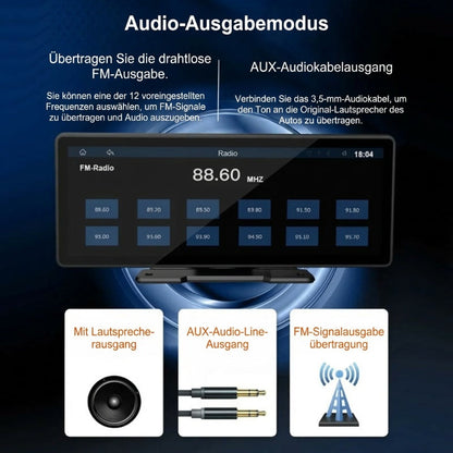 10,26-Zoll Carplay Bildschirm für Auto mit Rückfahrkamera