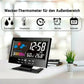 ⏰LETZTER TAG VERKAUF 50% RABATT✨Digitaler LED-Temperatur- und Luftfeuchtigkeitsmonitor, Wettervorhersage, LED-Tischwecker