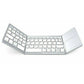 Ultradünne kabellose Mini-Bluetooth-Tastatur, faltbare und schlichte Tablet-Tastatur für zu Hause und das Büro