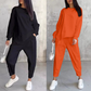 ⏰Zeitlich begrenztes Angebot: 50 % RABATT💕Damen Langarm-Sweatshirts mit unregelmäßigem Saum & Hosen-Set