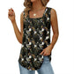 🔥50% Rabatt!🌸Blumen-Camisole mit quadratischem Ausschnitt – Boho-Stil, seitlicher Schlitz, leicht & luftig ✨