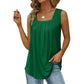 🔥50% Rabatt!🌸Blumen-Camisole mit quadratischem Ausschnitt – Boho-Stil, seitlicher Schlitz, leicht & luftig ✨