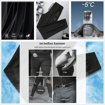 ☀️ Leichte Eis Seide Sporthose für Herren – Ideal für den Alltag