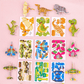 🧩 KAUF 3 ERHALT 4! ✨ 3D-CARTOON-PUZZLE - 57 Teile mit Leuchtfarben, Förderung von Kreativität und räumlichem Denken bei Kindern ab 4 Jahren 🎨👧