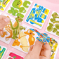 🧩 KAUF 3 ERHALT 4! ✨ 3D-CARTOON-PUZZLE - 57 Teile mit Leuchtfarben, Förderung von Kreativität und räumlichem Denken bei Kindern ab 4 Jahren 🎨👧