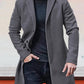 🔥Black-Friday-Mega-Angebot – 50 % Rabatt!🔥Herren einreihige einfarbige Jacke mit Schnalle