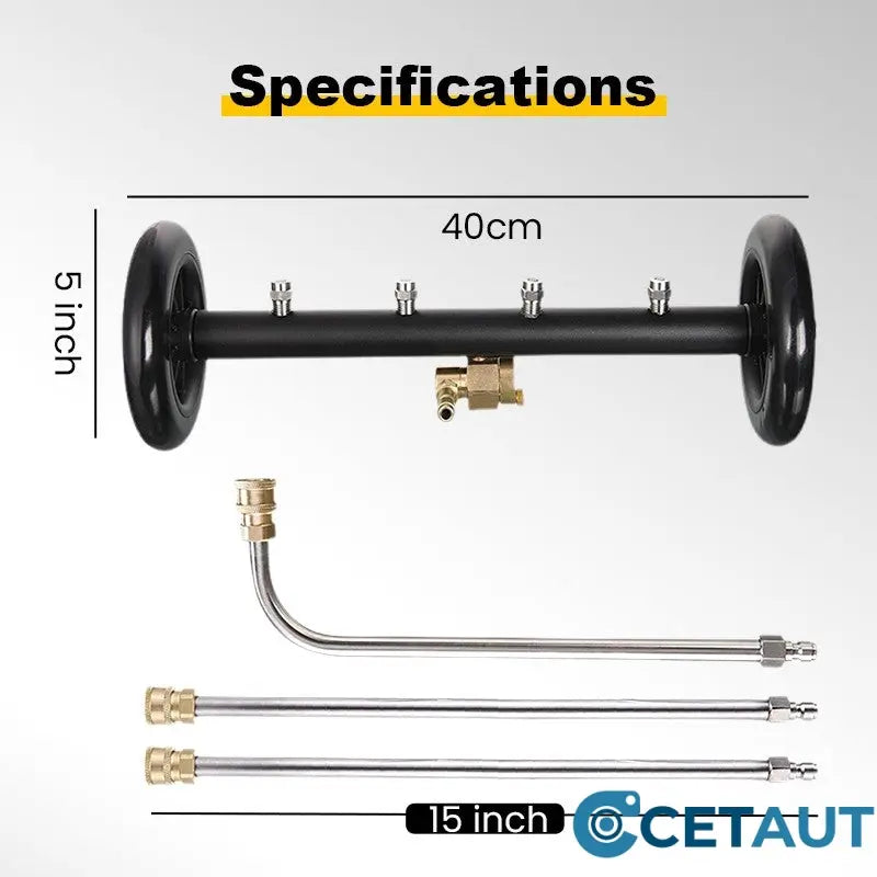 Versatile Pressure Undercarriage Cleaner Nozzle