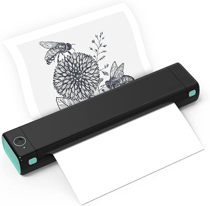 Tragbarer A4-Drucker für Zuhause – Bluetooth-Verbindung, Fotodruck und Scannen, Perfekt für den Schulanfang📚🖨️