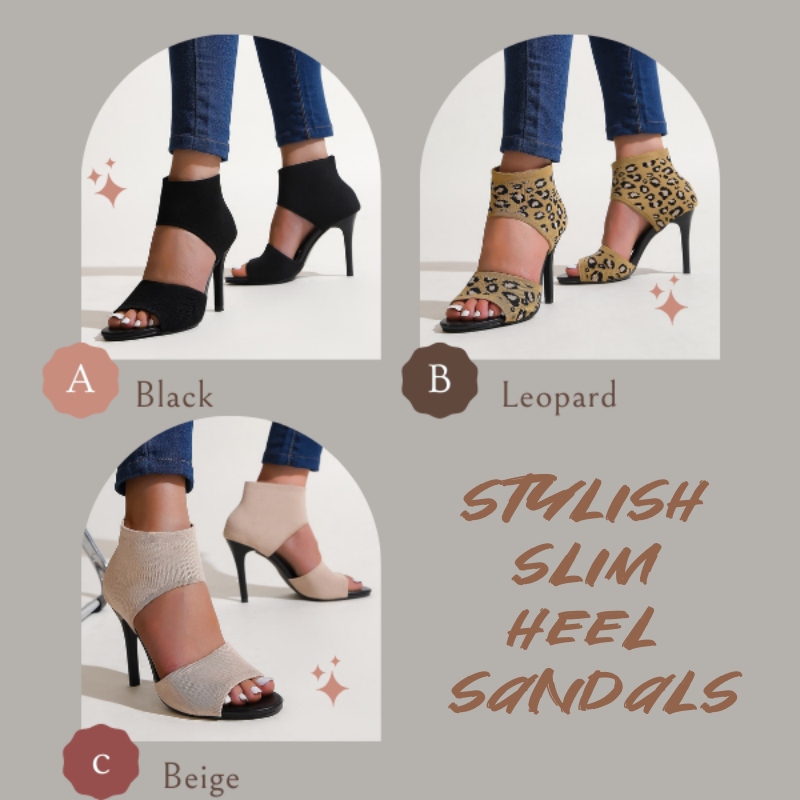 👡 50% RABATT! 👠 Stylische Damen Sandalen mit Schlankem Absatz – Elegant, Bequem & Perfekt Für Besondere Anlässe ✨