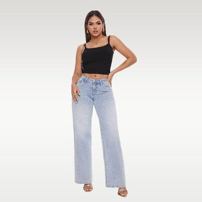🔥Vorverkauf 2026🔥Lockere Jeans mit mittelhohem bis niedrigem Bund