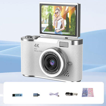 📸 50% RABATT! 🎥 4K HD Flip-Screen Digitalkamera – Autofokus, 16X Digitalzoom & Perfekt für Vlogs & Fotografie ✨