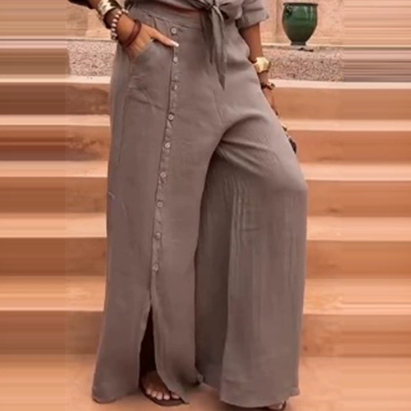 💃Elegantes 2-teiliges Set für Damen in Uni-Farbe✨