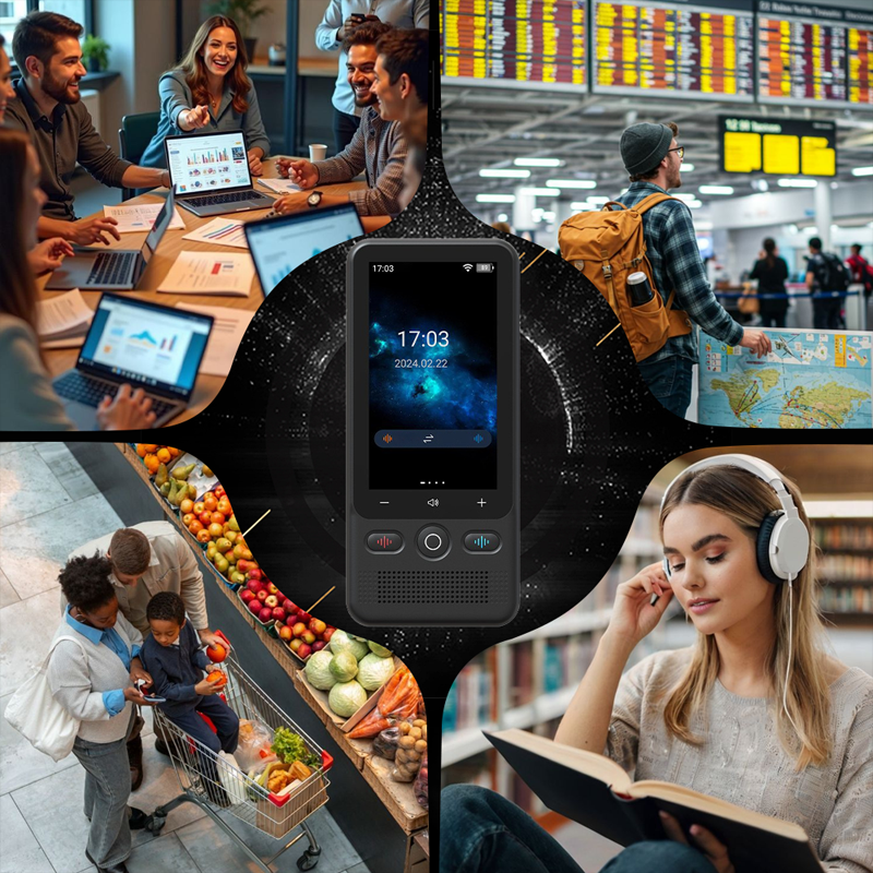 Multifunktionaler Übersetzer – Sprachübersetzungsgerät für Reisen & Offline-Kommunikation ✈️🗣️