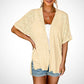 🌼 SOMMER-SONDERANGEBOT 50% RABATT! ✨Damen Freizeit-Oberhemd in einfarbigem Design – locker, leicht & vielseitig – ideal über Tops oder als leichte Jacke für Sommer & Alltag