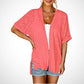 🌼 SOMMER-SONDERANGEBOT 50% RABATT! ✨Damen Freizeit-Oberhemd in einfarbigem Design – locker, leicht & vielseitig – ideal über Tops oder als leichte Jacke für Sommer & Alltag
