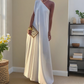 Elegantes, asymmetrisches One-Shoulder-Maxikleid für Damen