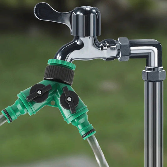 Zwei-Kopf-Wasserhahn-Splitter