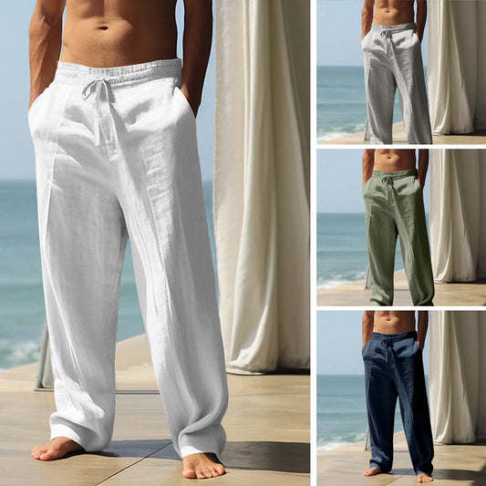 Lässige, lockere Hose mit geradem Bein für Herren