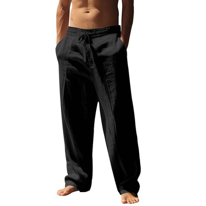 Lässige, lockere Hose mit geradem Bein für Herren