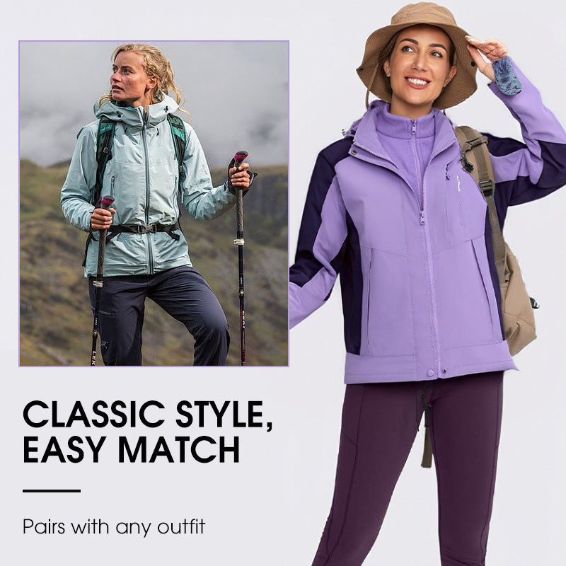 📢50% RABATT!!!⏰ Damen 3-in-1 Outdoor-Jacke mit Dreifach-Schutz - in verschiedenen Farben erhältlich