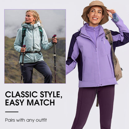 📢50% RABATT!!!⏰ Damen 3-in-1 Outdoor-Jacke mit Dreifach-Schutz - in verschiedenen Farben erhältlich